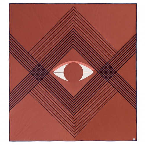 &TRADITION 앤트레디션 The Eye AP9 bedspread 240 x 260 cm brown earth TR25010125