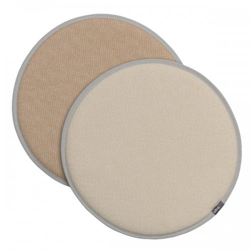 VITRA Seat Dot 쿠션 cream 화이트 - tobacco Vitra Seat Dot cushion  cream white - tobacco 11629