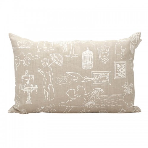 Saana ja Olli Mielenmaisemia 쿠션 커버 40 x 60cm beige - 화이트 SOHMP11-31-BG-WH