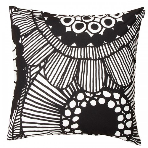 MARIMEKKO 마리메꼬 Siirtolapuutarha 쿠션 커버 블랙 - 화이트 MA067796-190
