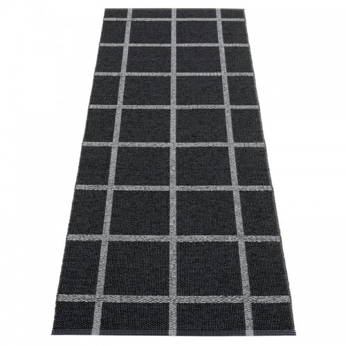 PAPPELINA 파펠리나 Ada 러그 70 x 225 cm 블랙 - granit metallic PEADX722