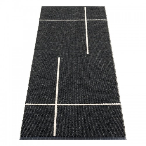 PAPPELINA 파펠리나 Fred 러그 70 x 180 cm 블랙 - vanilla PEFRX718