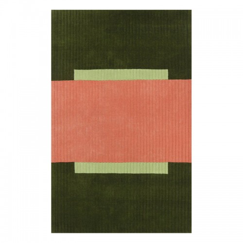 Finarte Jade 러그 그린 - 핑크 FA452-G-PI-170X240