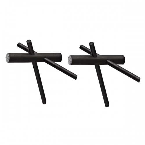 NORMANN COPENHAGEN 노만코펜하겐 Sticks hooks 2 pcs 블랙 NC380500