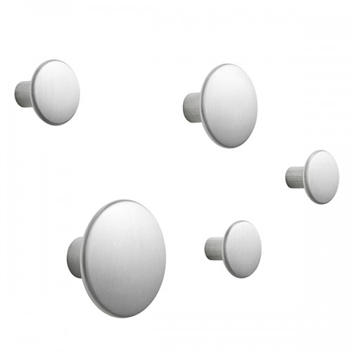 MUUTO 무토 Dots Metal 코트걸이S set of 5 aluminium MU03511