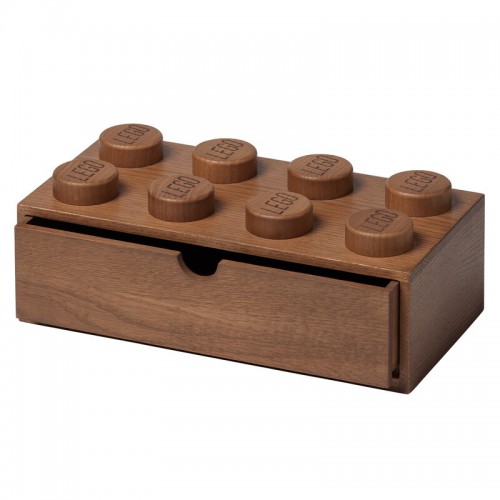 ROOM COPENHAGEN 룸 코펜하겐 Lego Wooden Desk Drawer 8 다크 stained oak LE40210902