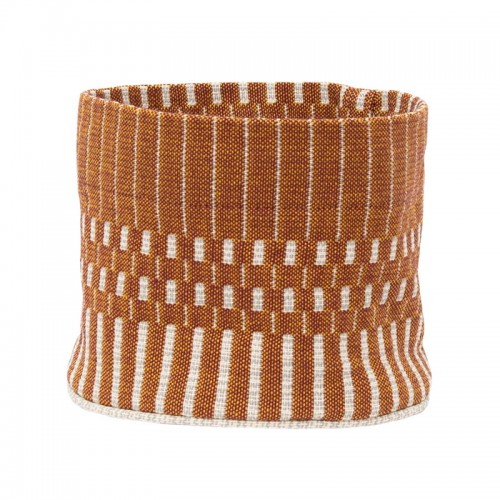 Johanna Gullichsen Helios fabric basket XS brick JGJG-FBXS-N-3042