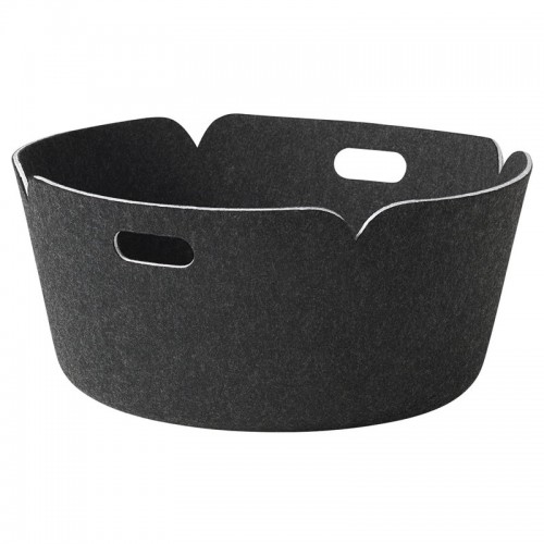MUUTO 무토 Restore round basket 블랙 melange MU13326