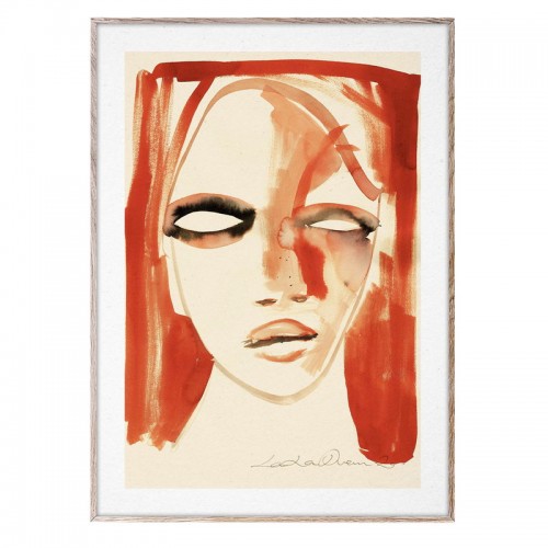 PAPER COLLECTIVE 페이퍼콜렉티브 Red Portrait poster PC15059