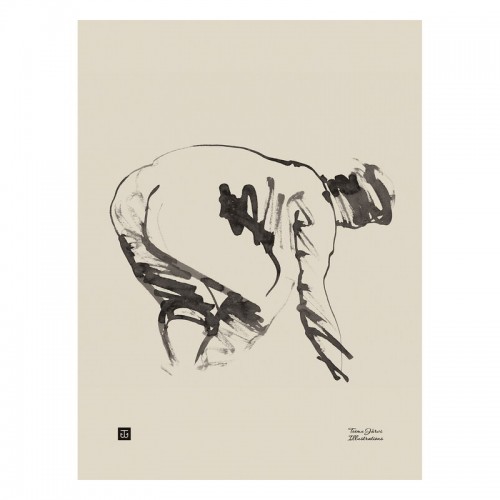 TEEMU JARVI ILLUSTRATIONS TE에뮤 After a Swim poster 30 x 40 cm TJ6430065512875