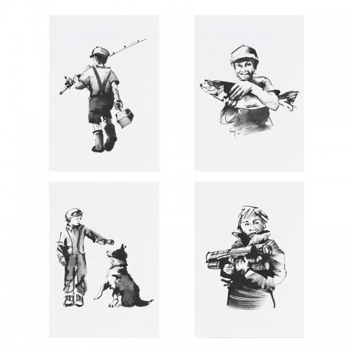TEEMU JARVI ILLUSTRATIONS TE에뮤 The Adventurer mini poster set 4 pcs TJ6430065512707