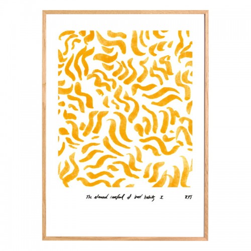 PAPER COLLECTIVE 페이퍼콜렉티브 Comfort - 엘로우 poster PC17007
