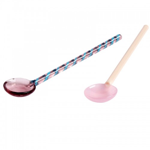 HAY 헤이 글라스 스푼 Round 2 pcs HA541011