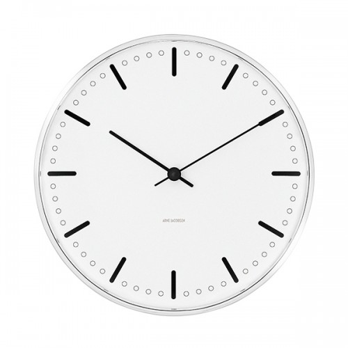 ARNE JACOBSEN 아르네야콥센 AJ City Hall 벽시계 21 cm RD43631