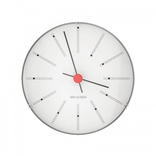 ARNE JACOBSEN 아르네야콥센 AJ Bankers 벽시계 12 cm 화이트 RD43688