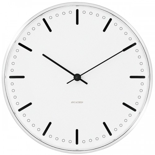ARNE JACOBSEN 아르네야콥센 AJ City Hall 벽시계 29 cm RD43641