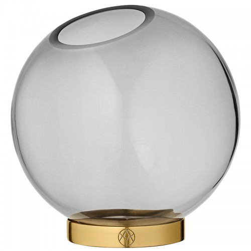 AYTM 에이와이티엠 Globe 화병 꽃병 라지 블랙 - 골드 AY500420050012