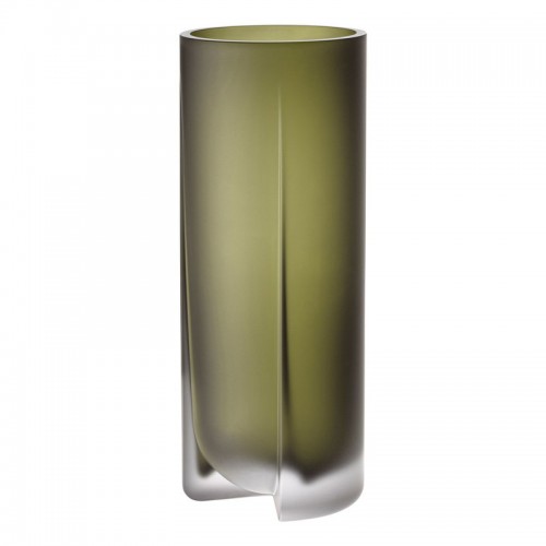 IITTALA 이딸라 Kuru 화병 꽃병 255 mm 프로스트ED moss 그린 II1051548