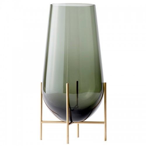 MENU EEchasse 화병 꽃병 라지 스모크 MENU EEchasse vase large smoke 08591