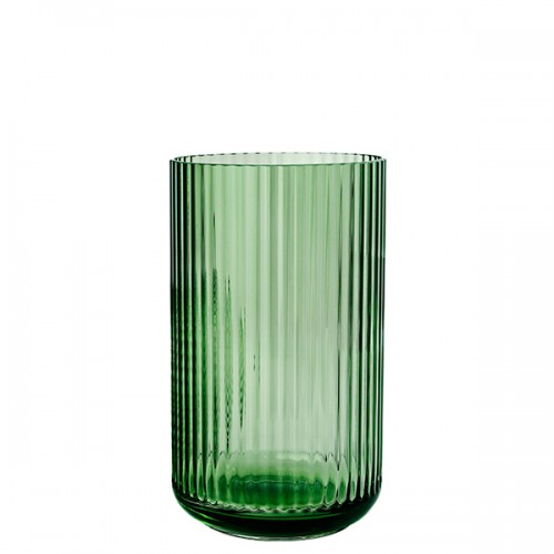 LYNGBY PORCELAIN 링비포슬린 글라스 화병 꽃병 25 cm 코펜하겐 그린 LB201049