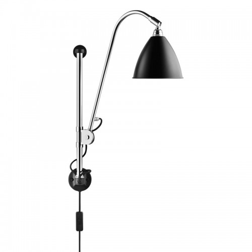 GUBI 구비 베스트라이트 BL5 벽등/벽조명 16 cm 크롬 - 블랙 세미 매트 GB001-05101