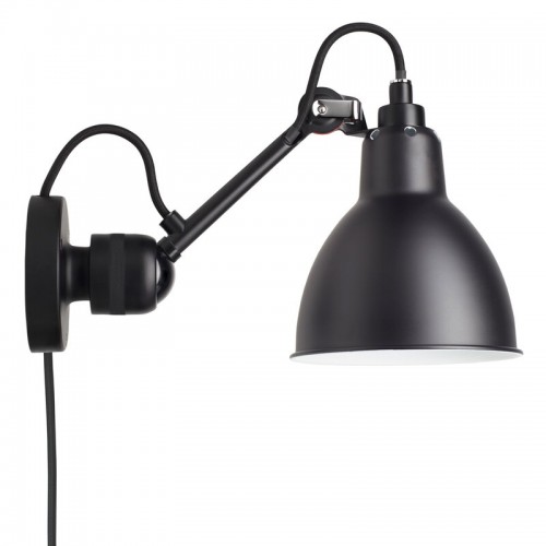 DCWU00E9DITIONS 램프 그라스 304 CA 벽등 벽조명 round shade with cable 블랙 DCWu00e9ditions Lampe Gras 304 CA wall lamp  round shade with cable  black 07738