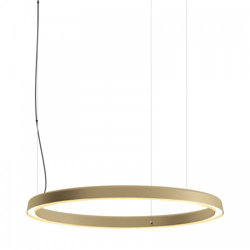 LUCEPLAN Compendium Circle 펜던트 72 cm 브라스 Luceplan Compendium Circle pendant  72 cm  brass 06034