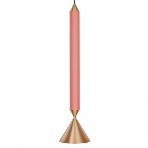 PHOLC 폴크 Apollo 39 펜던트 coral 핑크 - 폴리시 브라스 PH392114