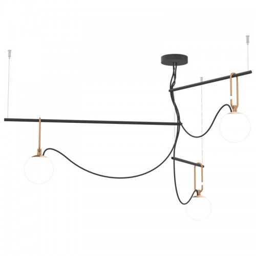 ARTEMIDE 아르떼미데 nh S3 14 펜던트 블랙 - 브라스 AE1276010A