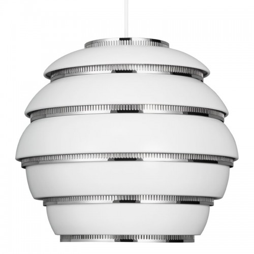 ARTEK 알토 펜던트 A331 비하이브 화이트 - 크롬 Artek Aalto pendant A331 Beehive  white - chrome 05472