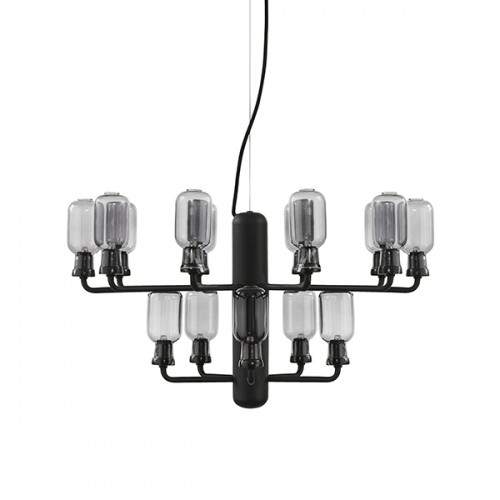 NORMANN COPENHAGEN 노만코펜하겐 앰프 샹들리에 small smoke - 블랙 NC502076