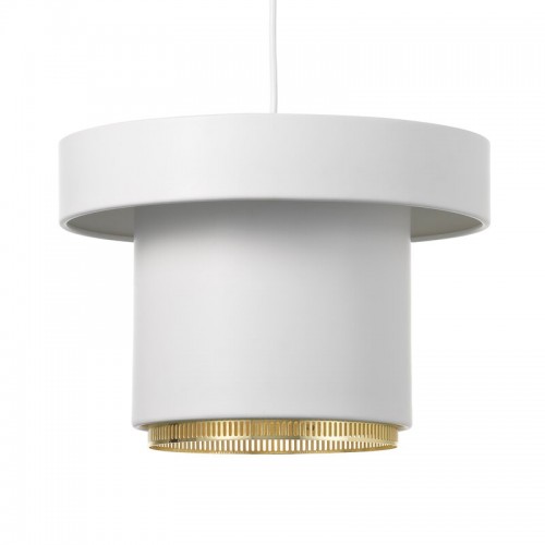 ARTEK A201 펜던트 화이트 - 브라스 Artek A201 pendant white - brass 04969