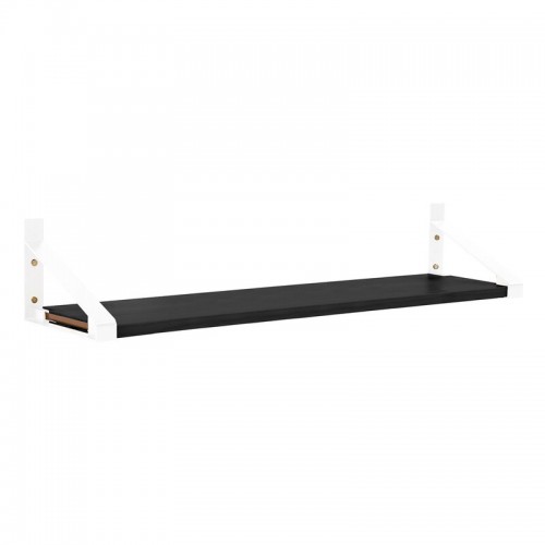 Lundia Classic wall shelf 120 x 30 cm 화이트 - 블랙 LUA5692