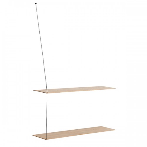 WOUD 우드 Stedge 2.0 shelf 80 cm 화이트 pigmented 래커 oak WD140012