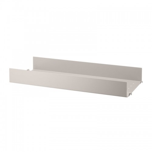 STRING FURNITURE 스트링 metal shelf 58 x 20 cm high beige AK211477