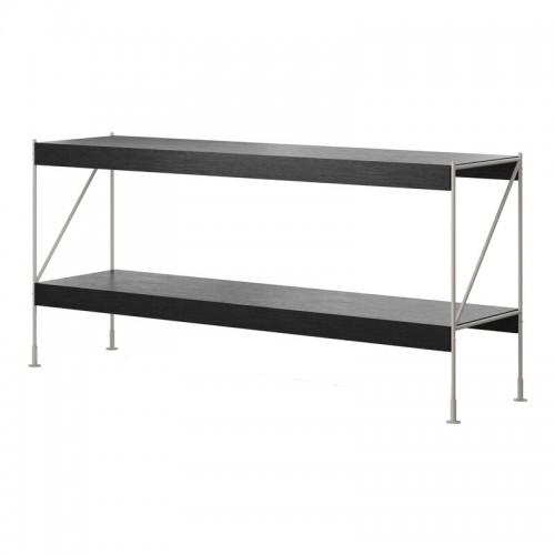 MENU Zet Storage 시스템 H70 ivory steel - 블랙 오크 MENU Zet Storage System  H70  ivory steel - black oak 04305