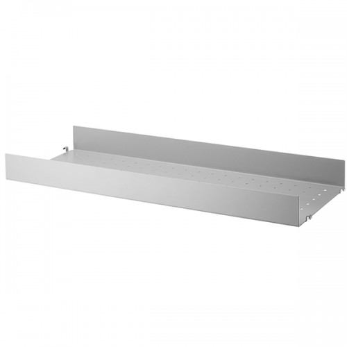 STRING FURNITURE 스트링 metal shelf 78 x 30 cm high grey AK211339