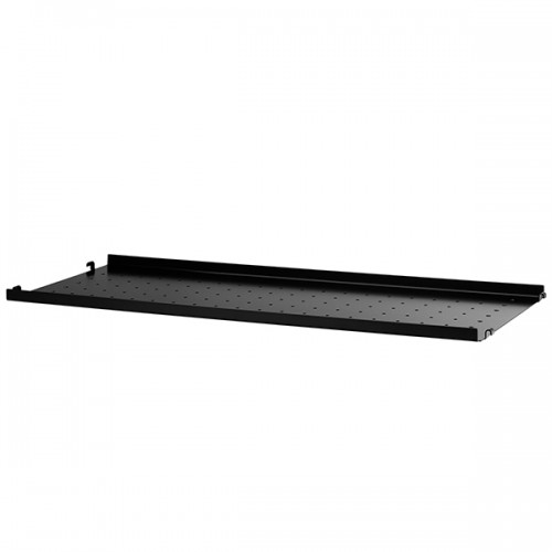 STRING FURNITURE 스트링 metal shelf 78 x 30 cm low 블랙 AK211334