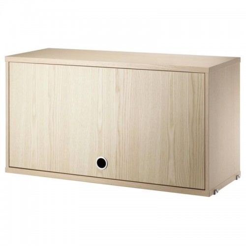 STRING FURNITURE 스트링 cabinet with flip door 78 x 30 cm ash AK-CF7830-06-1