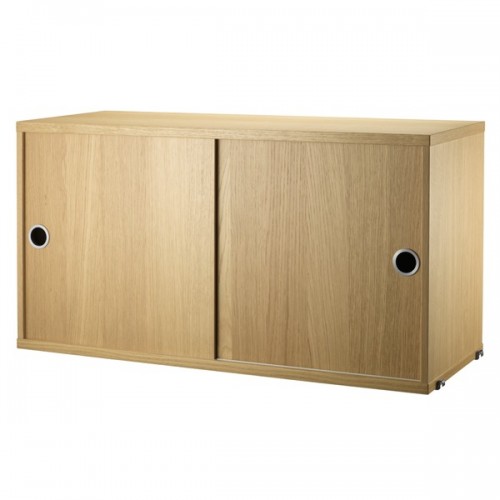 STRING FURNITURE 스트링 cabinet 78 x 30 cm oak AK211133