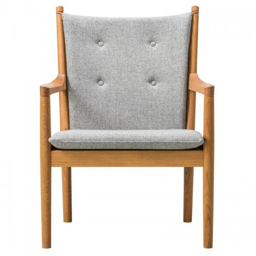 FREDERICIA 프레데리시아 Wegner 1788 easy 의자 oiled oak - Hallingdal65 130 FRE1788-OO-HAL65-0130
