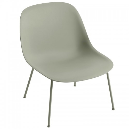 MUUTO 무토 Fiber lounge 의자 튜브 base dusty 그린 MU25506