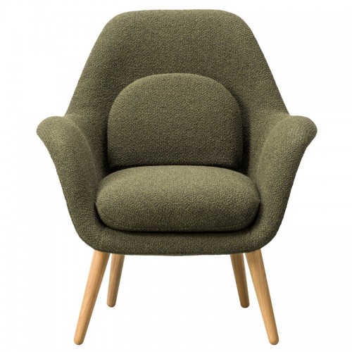 FREDERICIA 프레데리시아 Swoon Lounge Petit 암체어 Carlotto 900 - oiled oak FRE1774-CARL900-OO