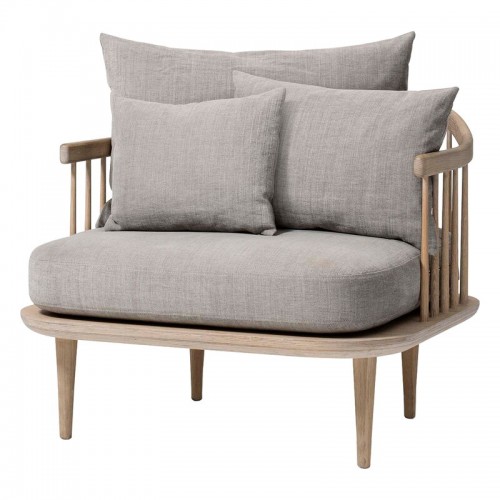 &TRADITION 앤트레디션 Fly SC1 lounge 의자 화이트 oiled oak - Hot Madison 094 TR65113001