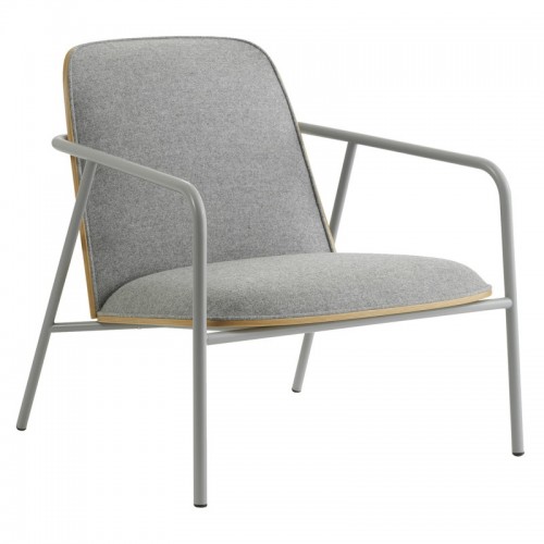 NORMANN COPENHAGEN 노만코펜하겐 Pad lounge 의자 low grey steel - oak Synergy LDS 16 NC601808