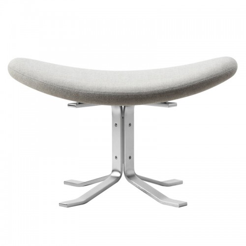 FREDERICIA 프레데리시아 Corona ottoman brushed 크롬 - Gabriel Capture 4101 FRE5002-CH-CAP4101