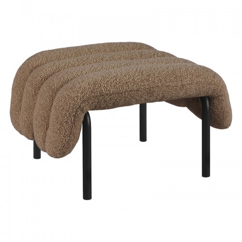 Hem Puffy ottoman sawdust boucle - 블랙 grey steel HE20305