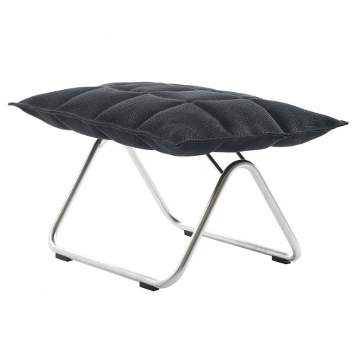 Woodnotes K ottoman narrow 크롬 tubular 블랙 WN46013-25699