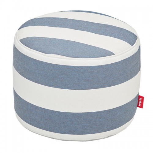FATBOY Point 아웃도어 푸프 스트라이프 ocean 블루 Fatboy Point Outdoor pouf stripe ocean blue 03335
