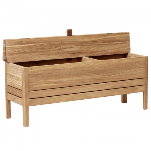 FORM & REFINE 폼앤리파인 A Line storage bench 111 cm oak FAR2135